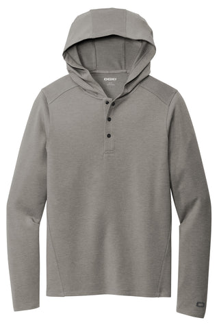 OGIO Luuma Flex Hooded Henley (Petrol Grey Heather)