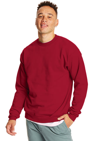 Hanes EcoSmart Crewneck Sweatshirt (Maroon)