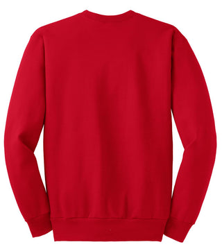 Hanes EcoSmart Crewneck Sweatshirt (Deep Red)