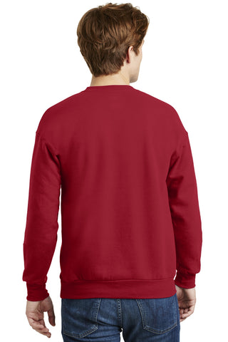 Hanes EcoSmart Crewneck Sweatshirt (Deep Red)