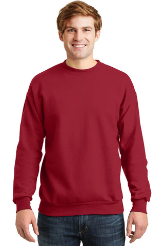 Hanes EcoSmart Crewneck Sweatshirt (Deep Red)