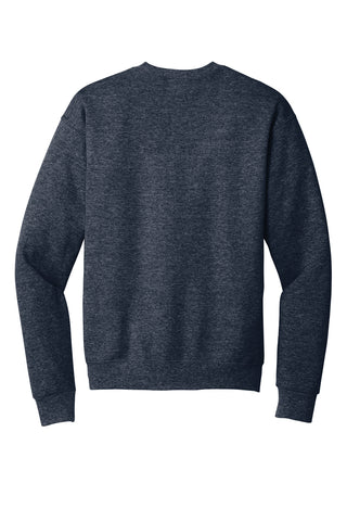 Hanes EcoSmart Crewneck Sweatshirt (Heather Navy)