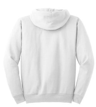 Hanes EcoSmart Pullover Hooded Sweatshirt (White)