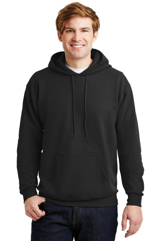 Hanes EcoSmart Pullover Hooded Sweatshirt (Black)