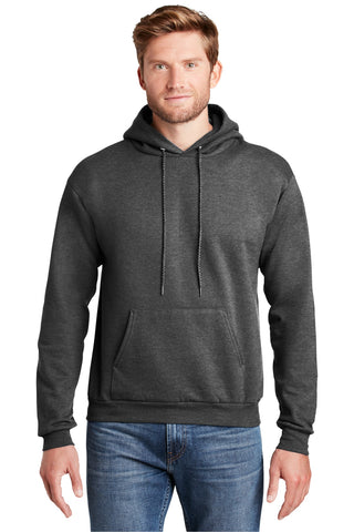 Hanes EcoSmart Pullover Hooded Sweatshirt (Charcoal Heather)