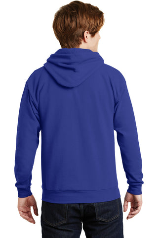 Hanes EcoSmart Pullover Hooded Sweatshirt (Deep Royal)