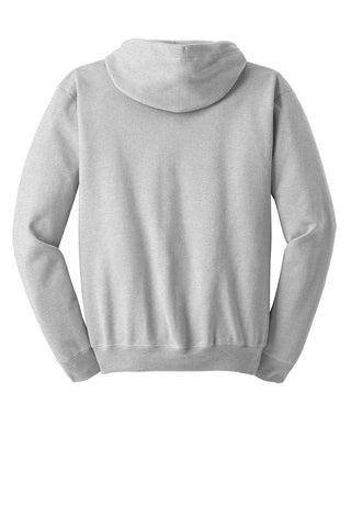 Hanes EcoSmart Full-Zip Hooded Sweatshirt (Ash)