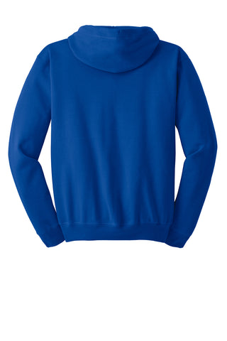 Hanes EcoSmart Full-Zip Hooded Sweatshirt (Deep Royal)