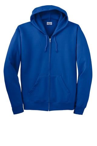 Hanes EcoSmart Full-Zip Hooded Sweatshirt (Deep Royal)