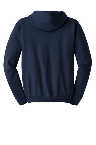 Hanes EcoSmart Full-Zip Hooded Sweatshirt (Navy)