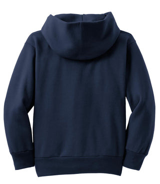 Hanes Youth EcoSmart Pullover Hooded Sweatshirt (Navy)