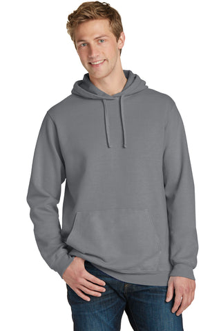 Port & Company Beach Wash Garment-Dyed Pullover Hooded Sweatshirt (Coal)