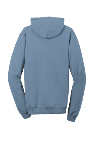 Port & Company Beach Wash Garment-Dyed Pullover Hooded Sweatshirt (Denim Blue)