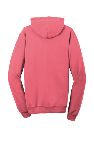 Port & Company Beach Wash Garment-Dyed Pullover Hooded Sweatshirt (Fruit Punch)