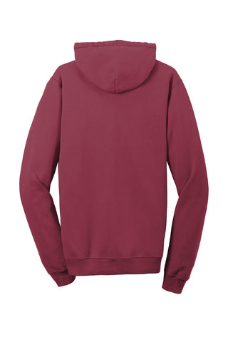 Port & Company Beach Wash Garment-Dyed Pullover Hooded Sweatshirt (Merlot)