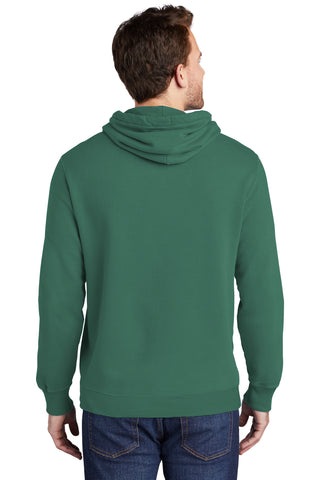 Port & Company Beach Wash Garment-Dyed Pullover Hooded Sweatshirt (Nordic Green)