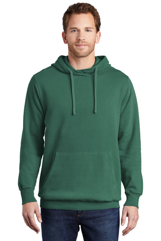 Port & Company Beach Wash Garment-Dyed Pullover Hooded Sweatshirt (Nordic Green)