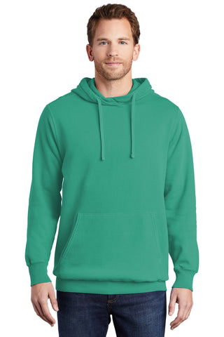 Port & Company Beach Wash Garment-Dyed Pullover Hooded Sweatshirt (Peacock)