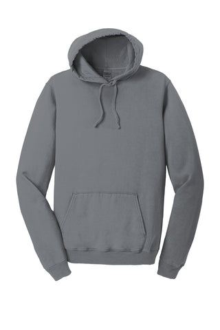 Port & Company Beach Wash Garment-Dyed Pullover Hooded Sweatshirt (Pewter)