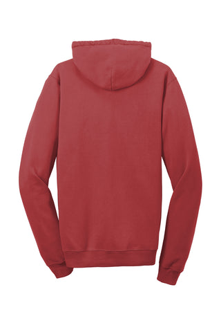 Port & Company Beach Wash Garment-Dyed Pullover Hooded Sweatshirt (Red Rock)