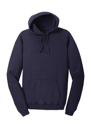 Port & Company Beach Wash Garment-Dyed Pullover Hooded Sweatshirt (True Navy)