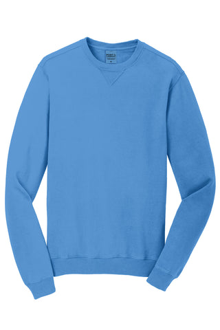 Port & Company Beach Wash Garment-Dyed Crewneck Sweatshirt (Blue Moon)