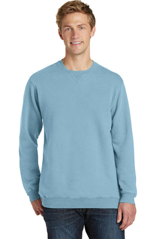 Port & Company Beach Wash Garment-Dyed Crewneck Sweatshirt (Mist)