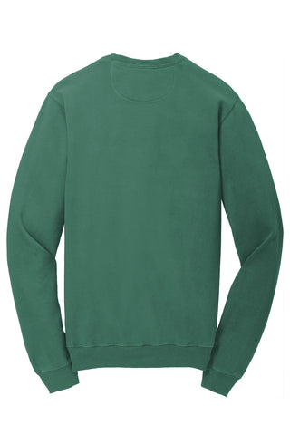 Port & Company Beach Wash Garment-Dyed Crewneck Sweatshirt (Nordic Green)