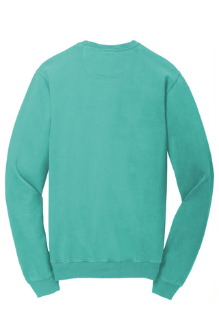 Port & Company Beach Wash Garment-Dyed Crewneck Sweatshirt (Peacock)