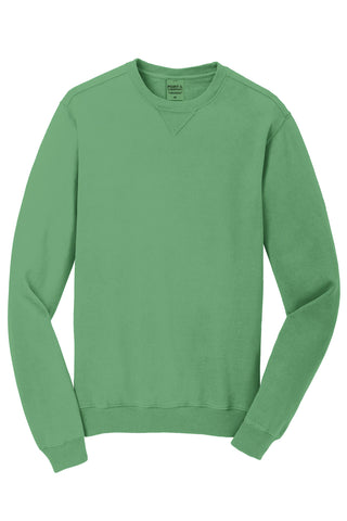 Port & Company Beach Wash Garment-Dyed Crewneck Sweatshirt (Safari)