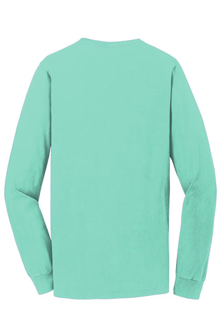 Port & Company Beach Wash Garment-Dyed Long Sleeve Tee (Cool Mint)