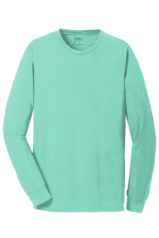 Port & Company Beach Wash Garment-Dyed Long Sleeve Tee (Cool Mint)