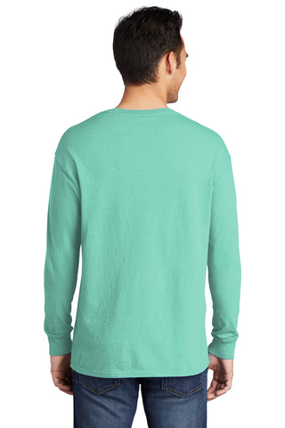 Port & Company Beach Wash Garment-Dyed Long Sleeve Tee (Cool Mint)