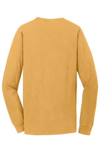 Port & Company Beach Wash Garment-Dyed Long Sleeve Tee (Dijon)