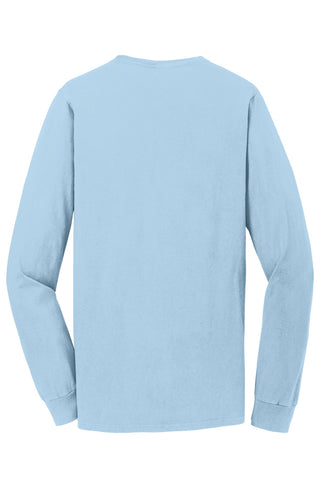 Port & Company Beach Wash Garment-Dyed Long Sleeve Tee (Glacier)