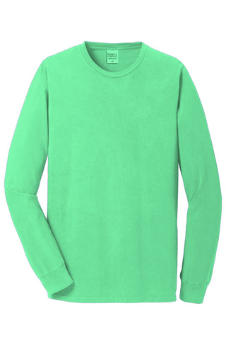 Port & Company Beach Wash Garment-Dyed Long Sleeve Tee (Jadeite)