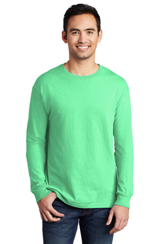 Port & Company Beach Wash Garment-Dyed Long Sleeve Tee (Jadeite)