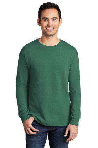 Port & Company Beach Wash Garment-Dyed Long Sleeve Tee (Nordic Green)