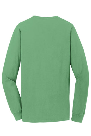 Port & Company Beach Wash Garment-Dyed Long Sleeve Tee (Safari)