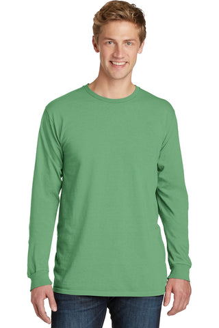 Port & Company Beach Wash Garment-Dyed Long Sleeve Tee (Safari)