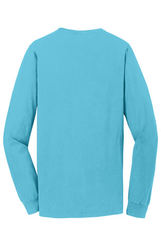 Port & Company Beach Wash Garment-Dyed Long Sleeve Tee (Tidal Wave)