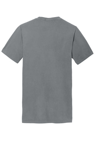 Port & Company Beach Wash Garment-Dyed Pocket Tee (Coal)