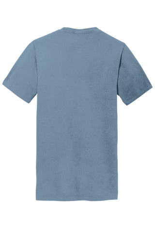 Port & Company Beach Wash Garment-Dyed Pocket Tee (Denim Blue)