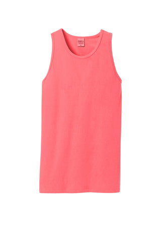 Port & Company Beach Wash Garment-Dyed Tank (Neon Coral)