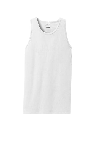 Port & Company Beach Wash Garment-Dyed Tank (White)