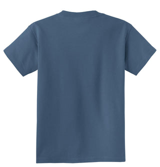 Port & Company Youth Beach Wash Garment-Dyed Tee (Denim Blue)