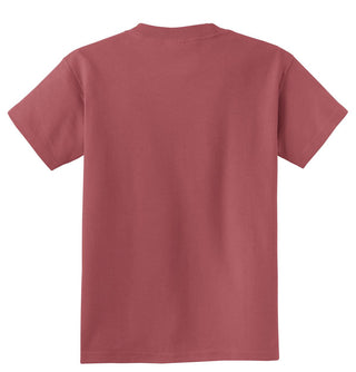 Port & Company Youth Beach Wash Garment-Dyed Tee (Red Rock)