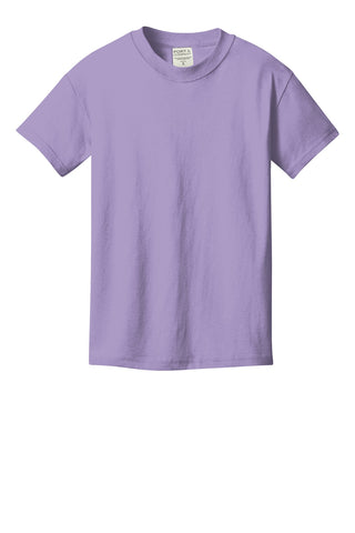 Port & Company Youth Beach Wash Garment-Dyed Tee (Amethyst)