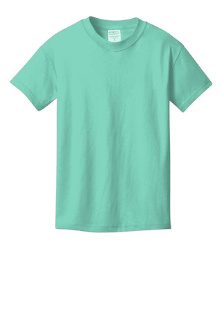 Port & Company Youth Beach Wash Garment-Dyed Tee (Cool Mint)