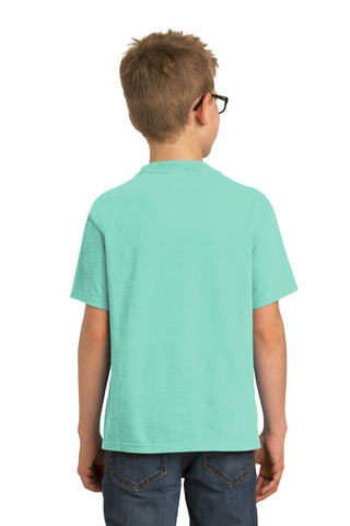 Port & Company Youth Beach Wash Garment-Dyed Tee (Cool Mint)